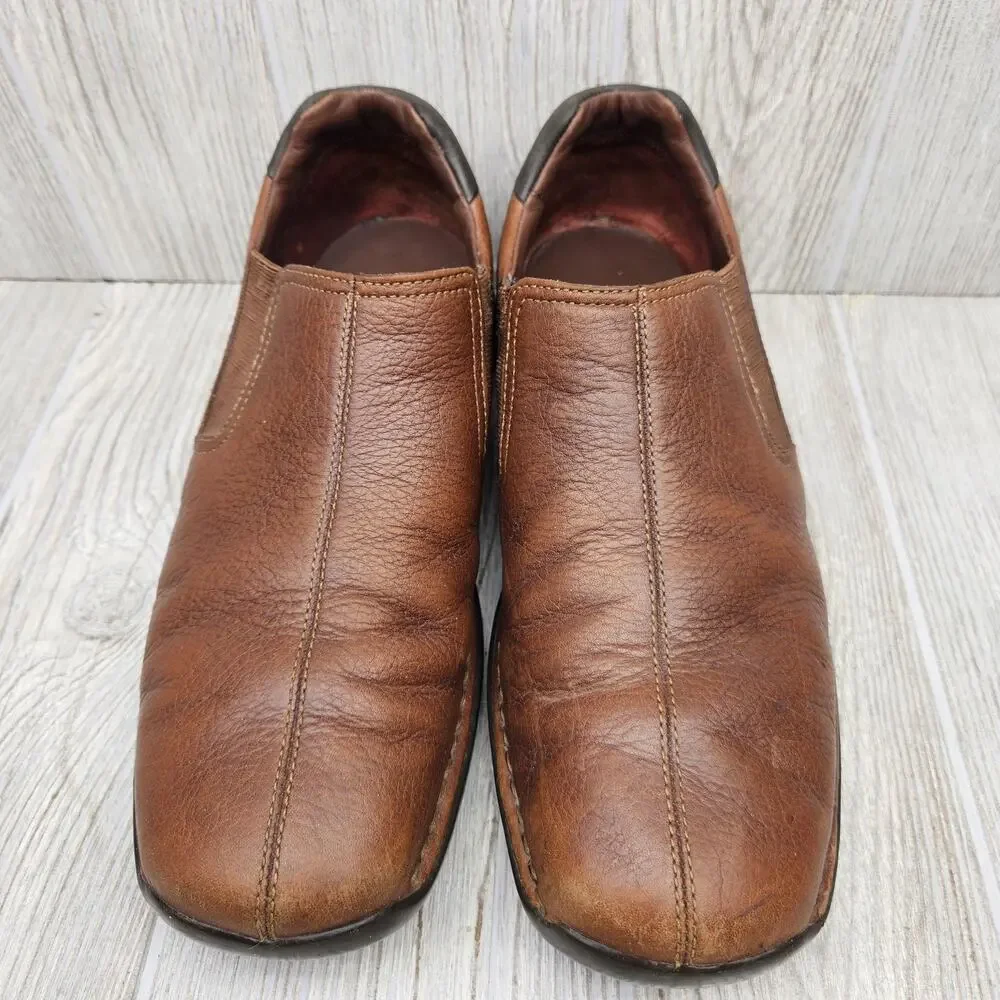 Cole Haan Shoes Mens Size‎ 9 Medium Brown Leather Slip On Loafers Comfort Casual